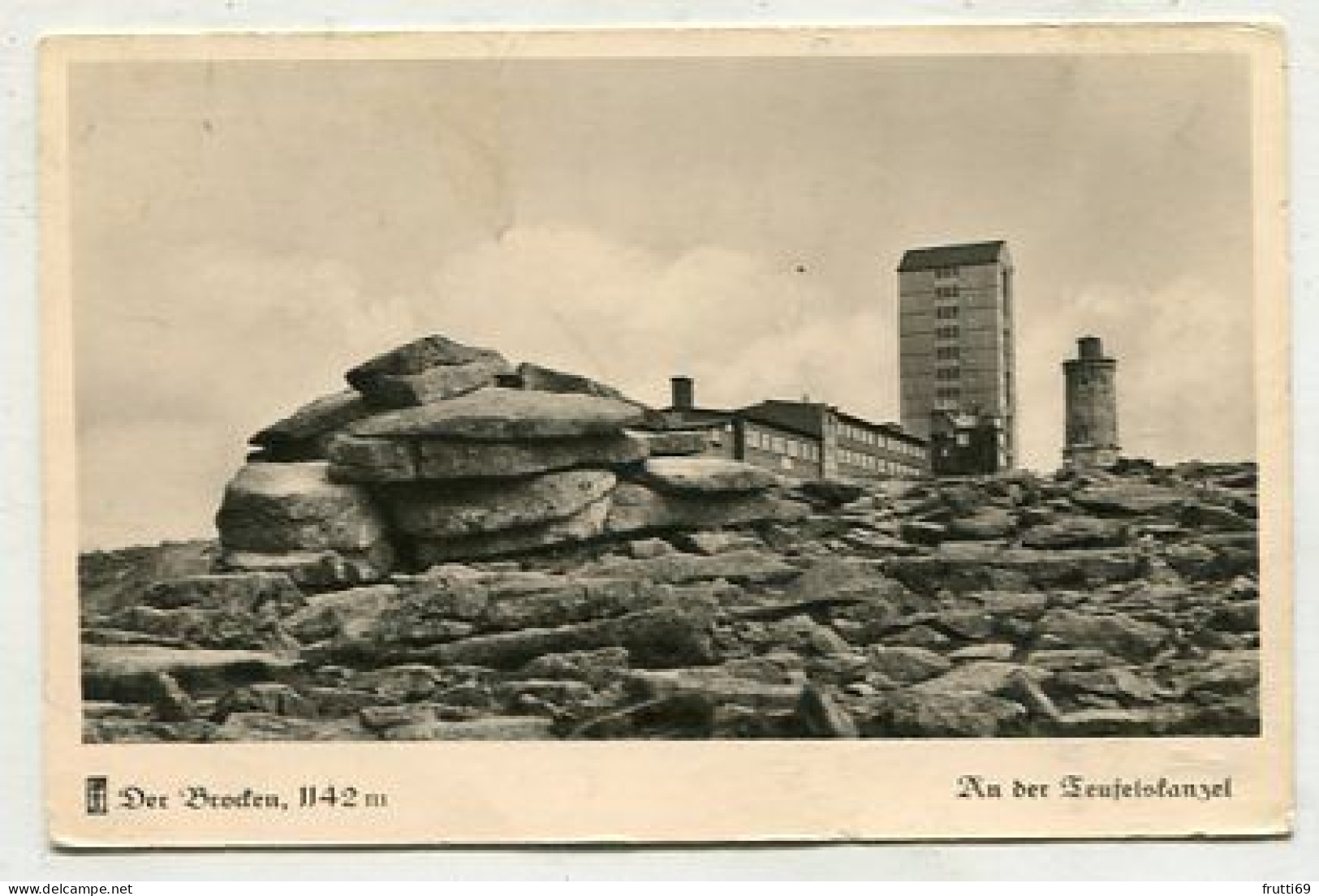 AK 154278 GERMANY - Brocken - An Der Teufelskanzel - Unterharz