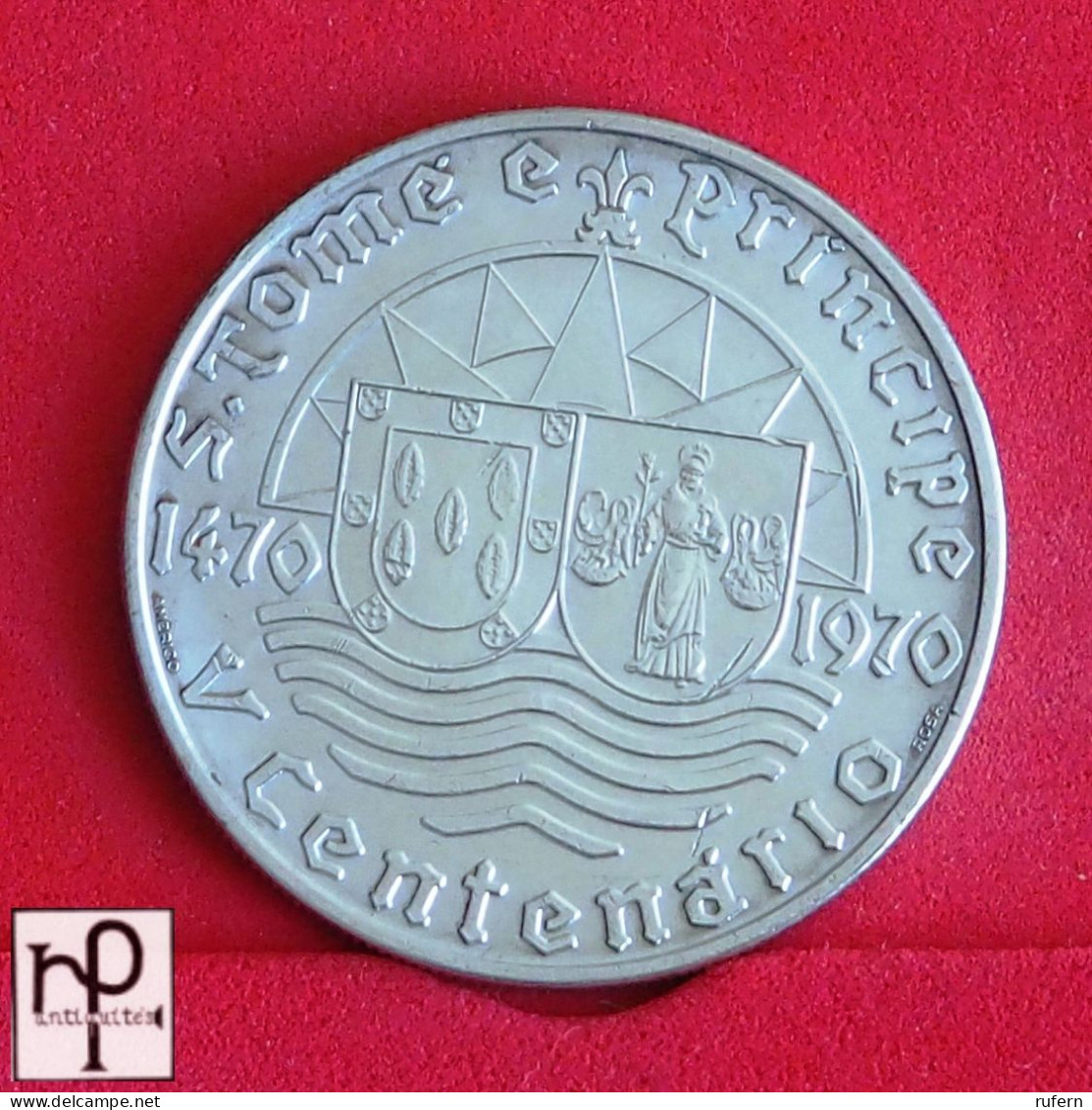 SAINT THOMAS Y PRINCIPE 50 ESCUDOS 1970 - *** SILVER ***   KM# 21 - (Nº56236) - São Tomé Und Príncipe