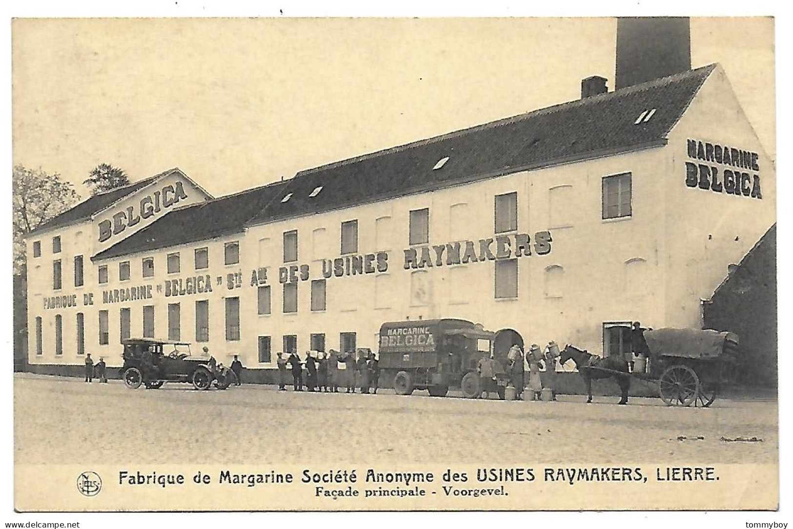 CPA Lier, Fabrique De Margarine Société Anonyme Des Usines Raymakers, Façade Principale - Lier