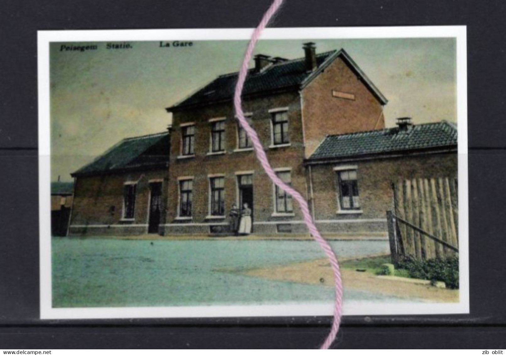 PHOTO MERCHTEM PEISEGEM STATIE GARE Vlaamse Brabant REPRO - Merchtem