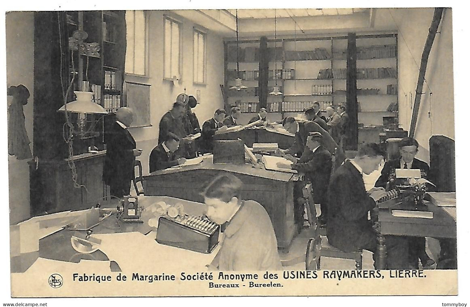 CPA Lier, Fabrique De Margarine Société Anonyme Des Usines Raymakers, Bureaux - Lier