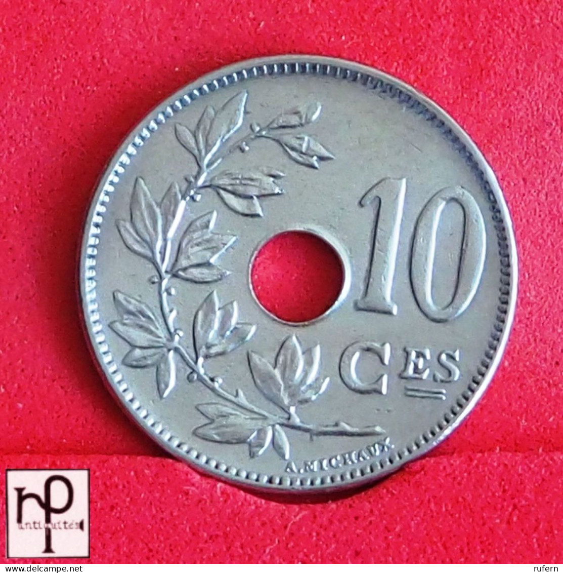 BELGIUM 10 CENTIMES 1920 -    KM# 85,1 - (Nº56246) - 10 Centimes