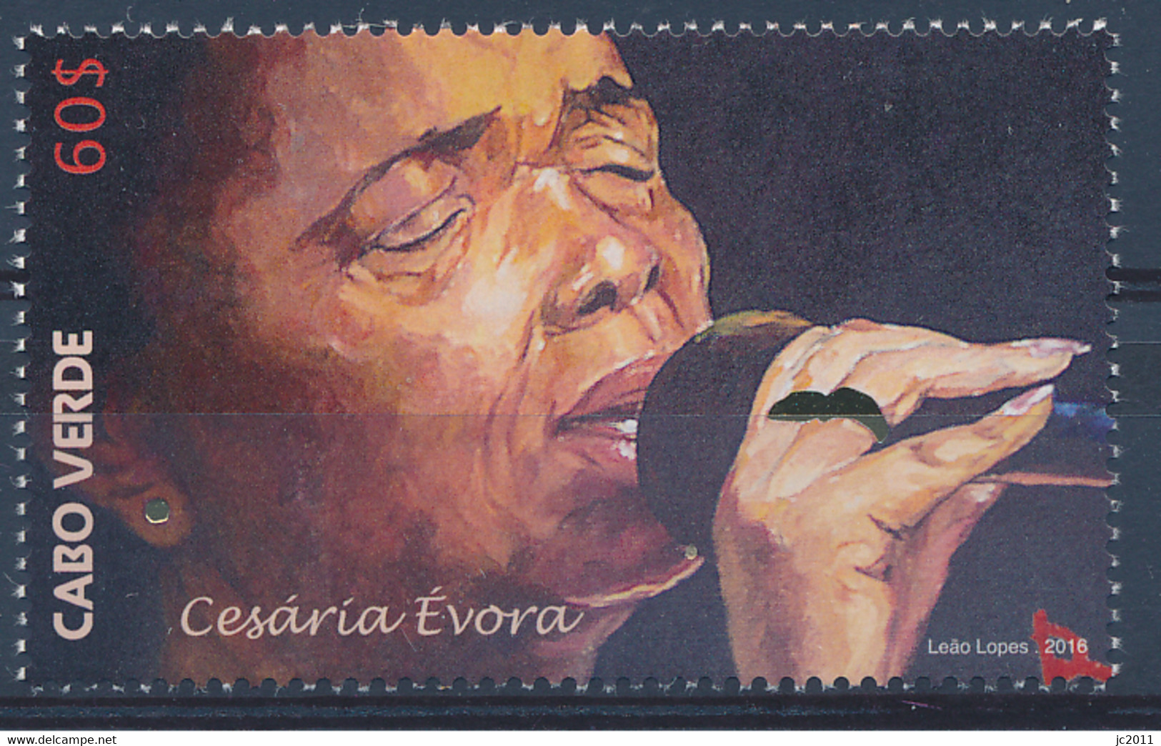 Cabo Verde - 2016 - Cesária Évora / Bataclan / Paris - MNH - Cap Vert