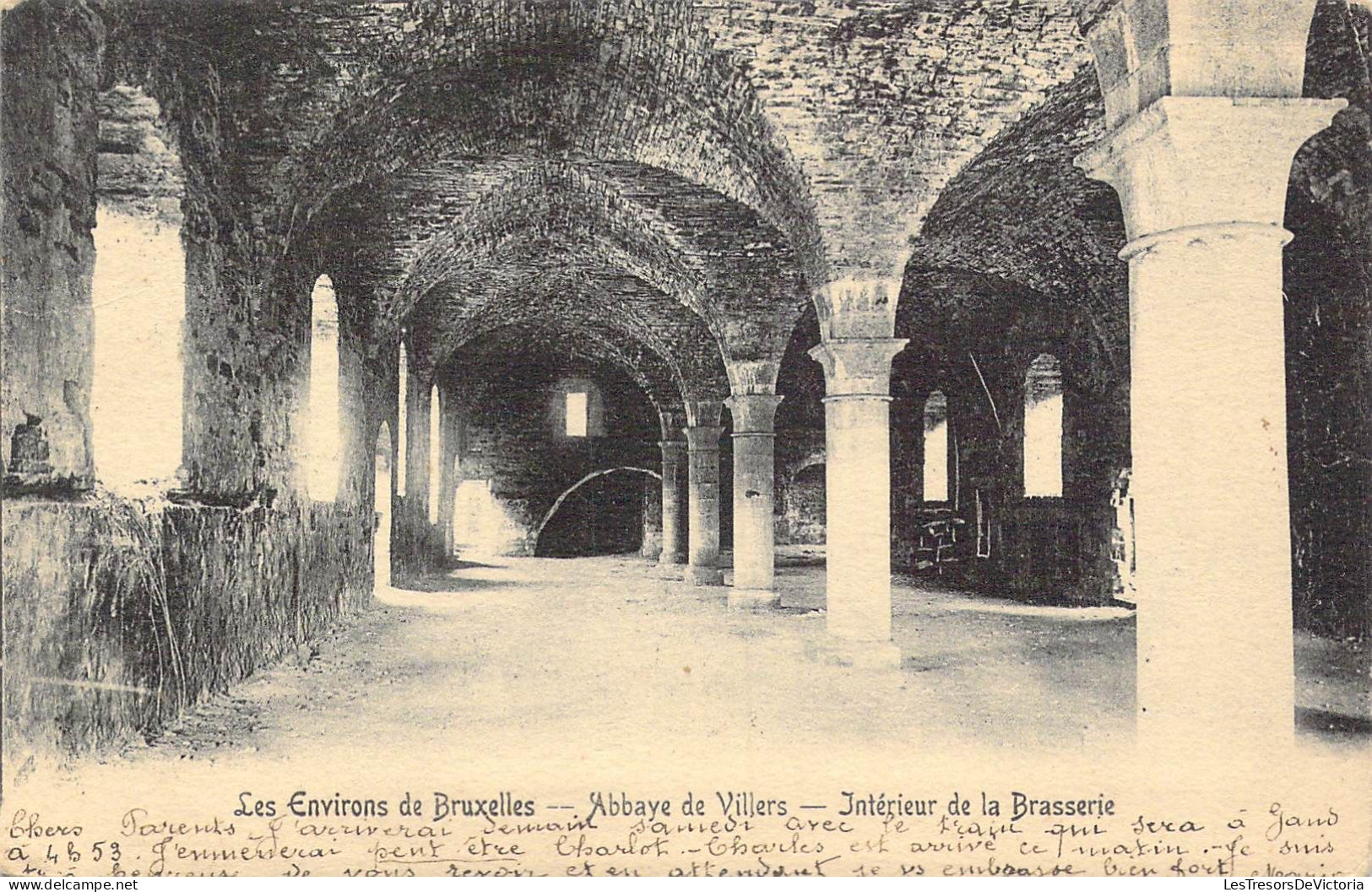 BELGIQUE - Villers-la-Ville - Abbaye De Villers - Intérieur De La Brasserie - Carte Postale Ancienne - Villers-la-Ville