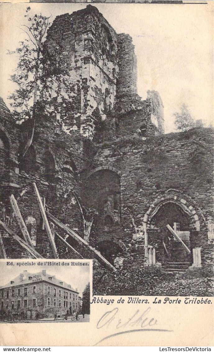 BELGIQUE - Villers-la-Ville - Abbaye De Villers - La Porte Trilobée - Carte Postale Ancienne - Villers-la-Ville