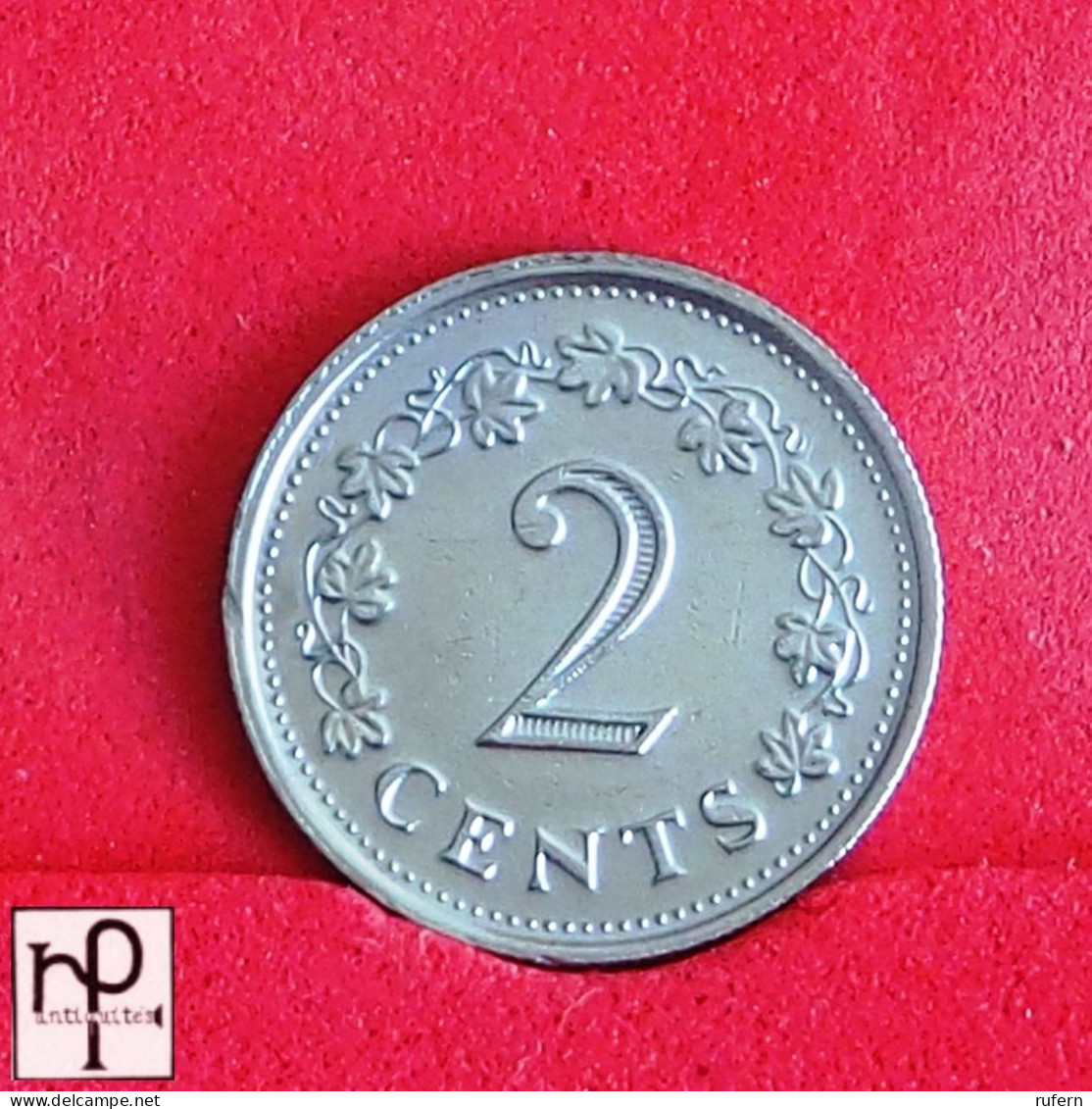 MALTA 2 CENTS 1972 -    KM# 9 - (Nº56257) - Malta