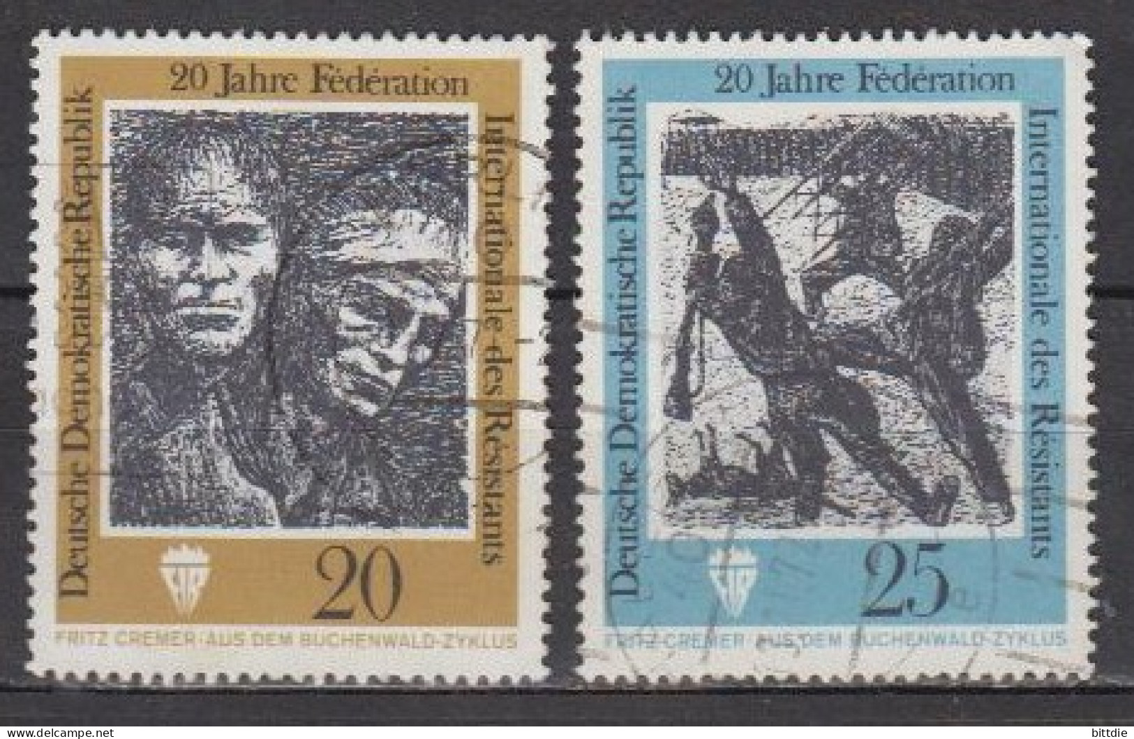 DDR  1680/81 , O  (F 1537) - Gebraucht