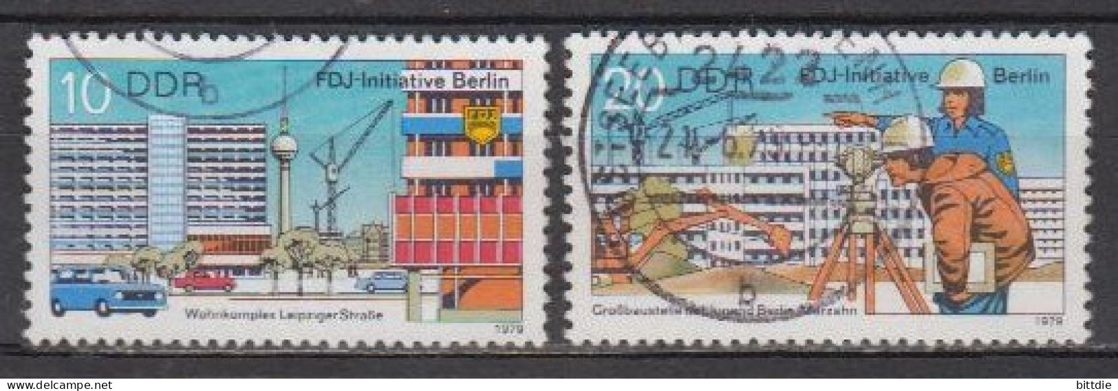 DDR  2424/25 , O  (F 1542) - Gebraucht