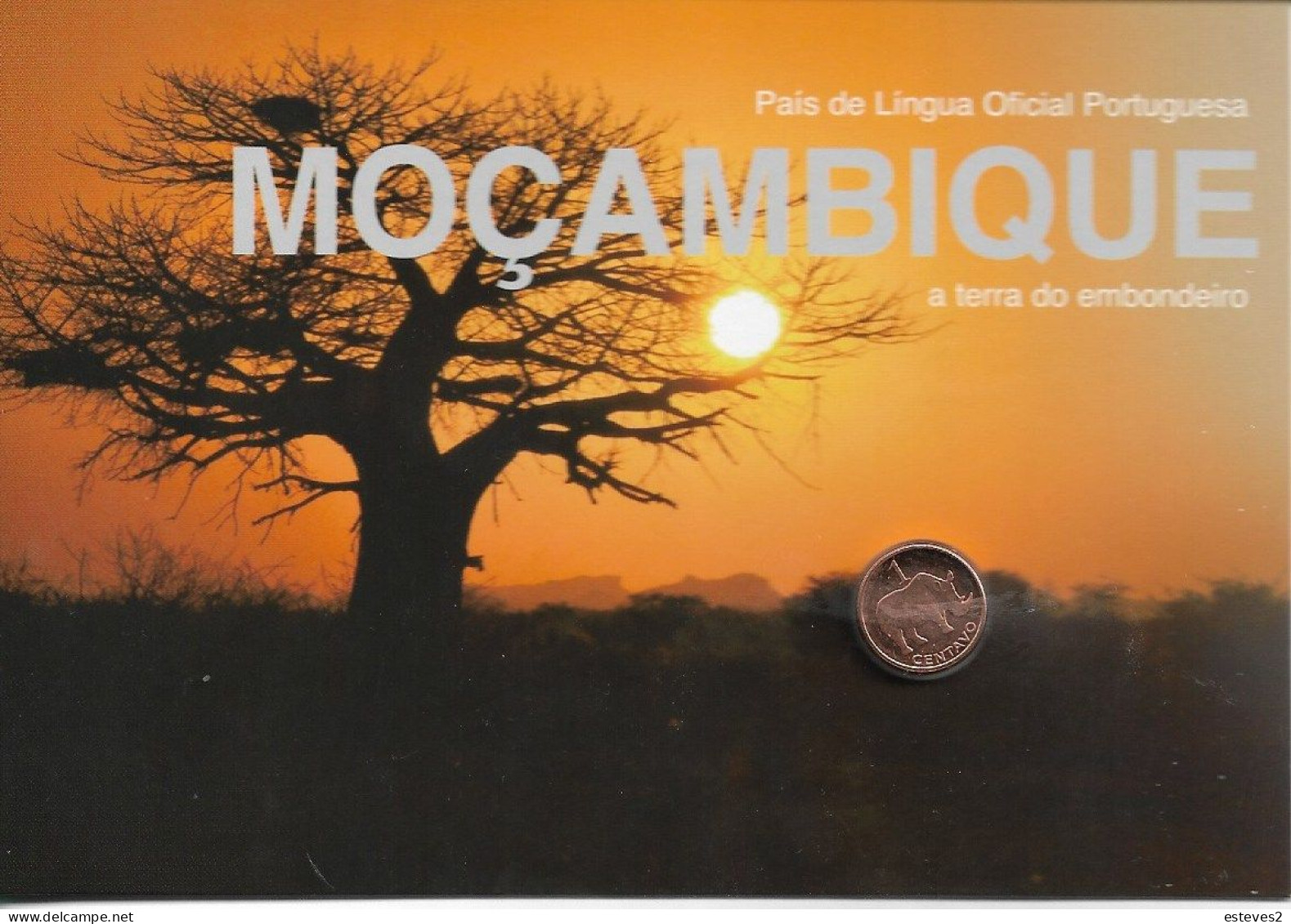 Mozambique , 2006 , 1 Centavo , Rhino , Unc , Fdc - Mozambique