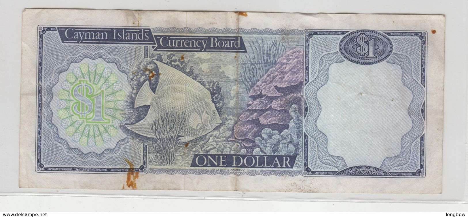 Cayman Island 1974 One Dollar Usato ( Retro Macchiato) - Kaaimaneilanden