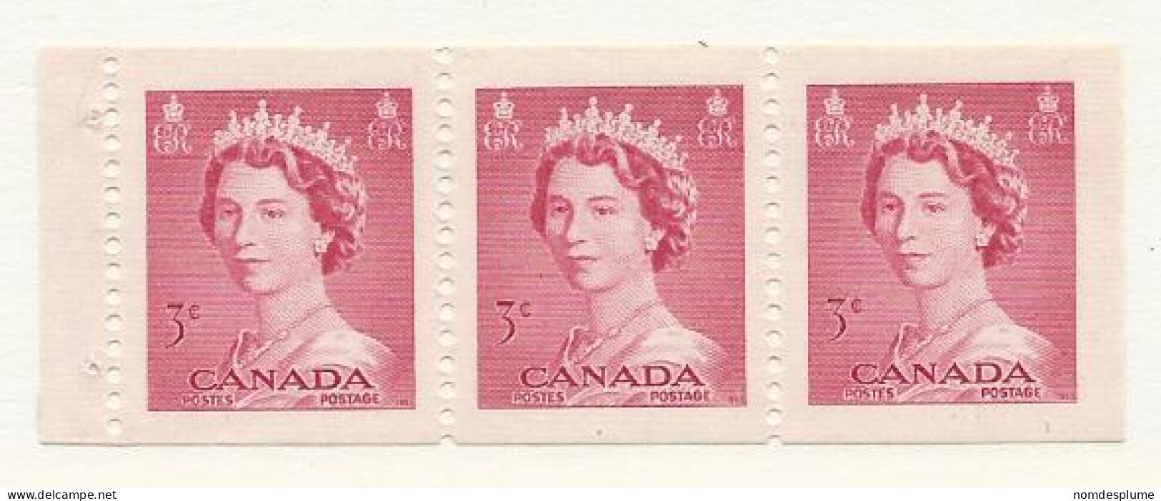 23447) Canada Mint No Hinge ** 1953 - Pages De Carnets