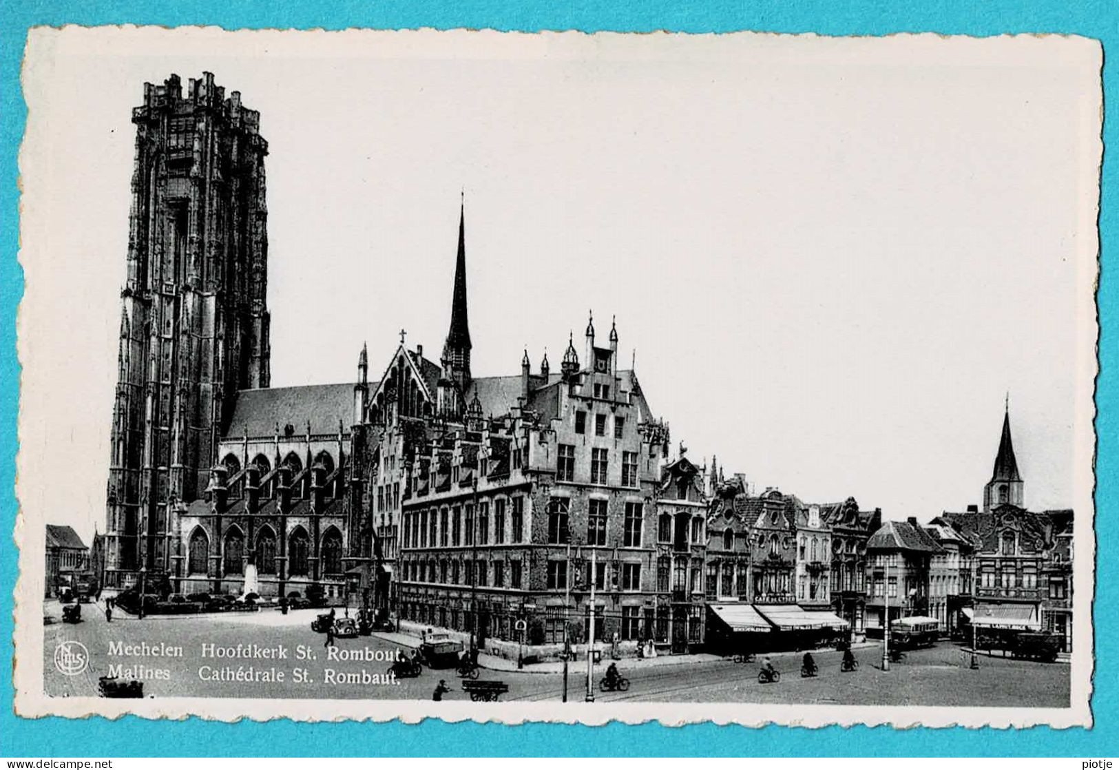 * Mechelen - Malines (Antwerpen) * (Nels, Ern Thill, Nr 1) Cathédrale Saint Rombaut, Sint Rombout Hoofdkerk, Bus - Malines