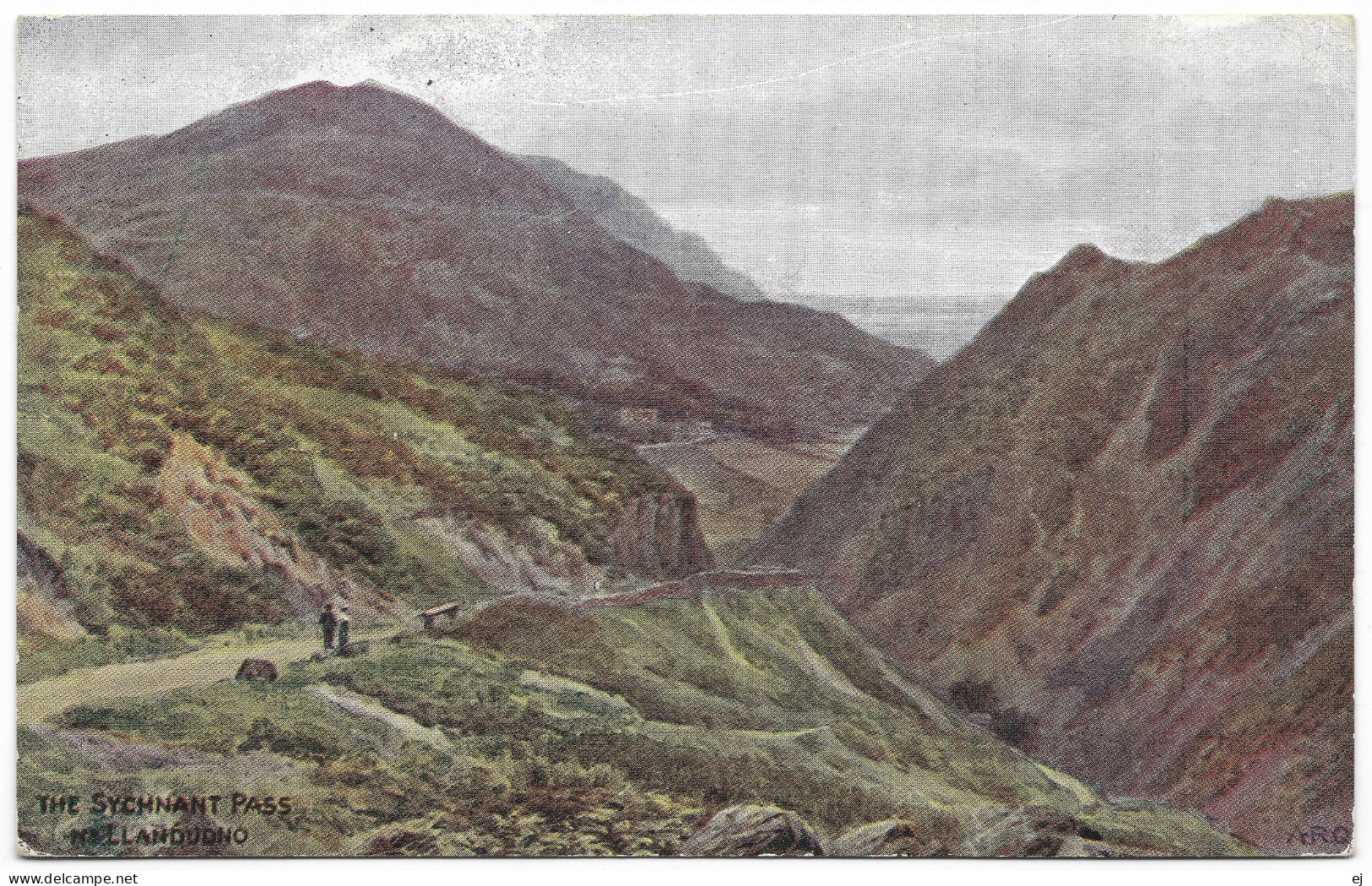 The Sychnant Pass Nr Llandudno By A R Quinton Postmark 1923 - Salmon No 1075 - Quinton, AR