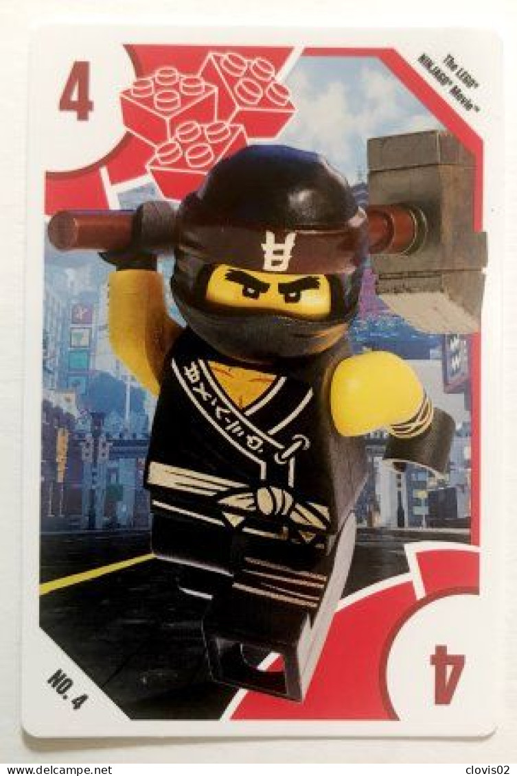 4 Cole - The Lego Ninjago Movie - Carte Lego Toys R'Us - 2017 - Altri & Non Classificati