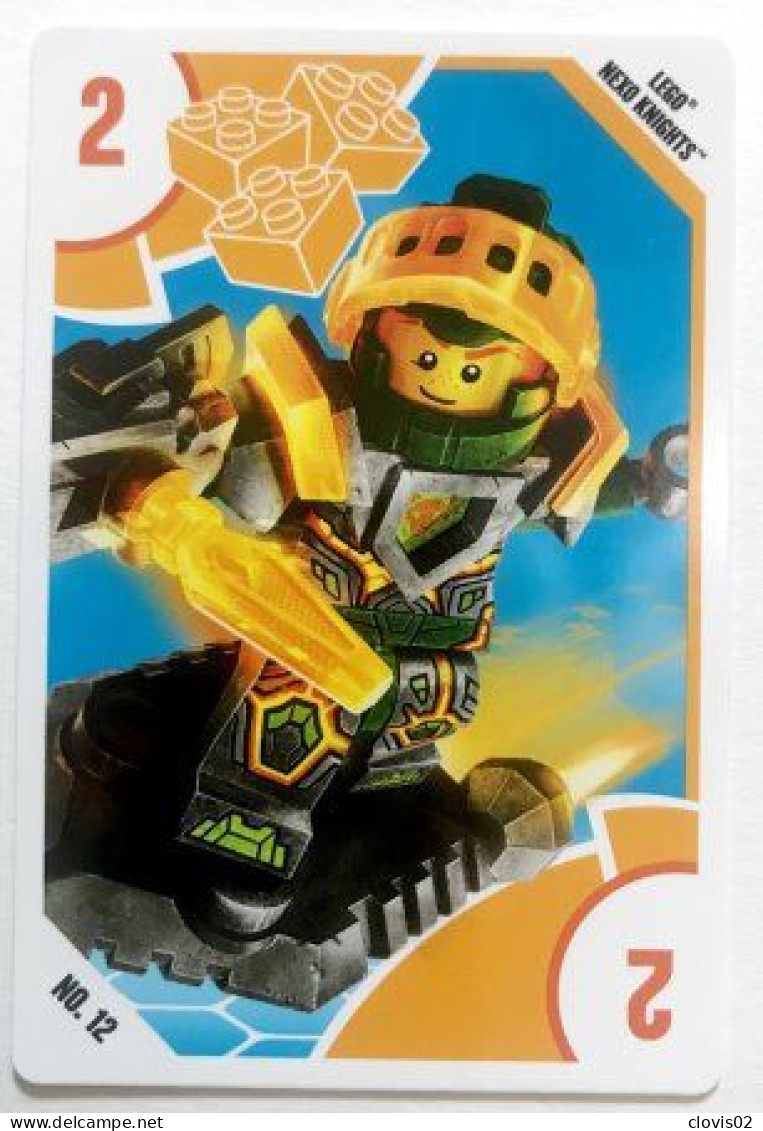 12 Aaron - Lego Nexo Knights - Carte Lego Toys R'Us - 2017 - Other & Unclassified