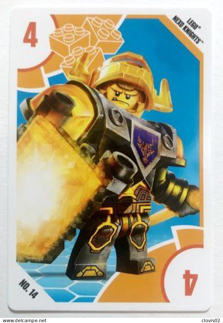 14 Axl - Lego Nexo Knights - Carte Lego Toys R'Us - 2017 - Andere & Zonder Classificatie