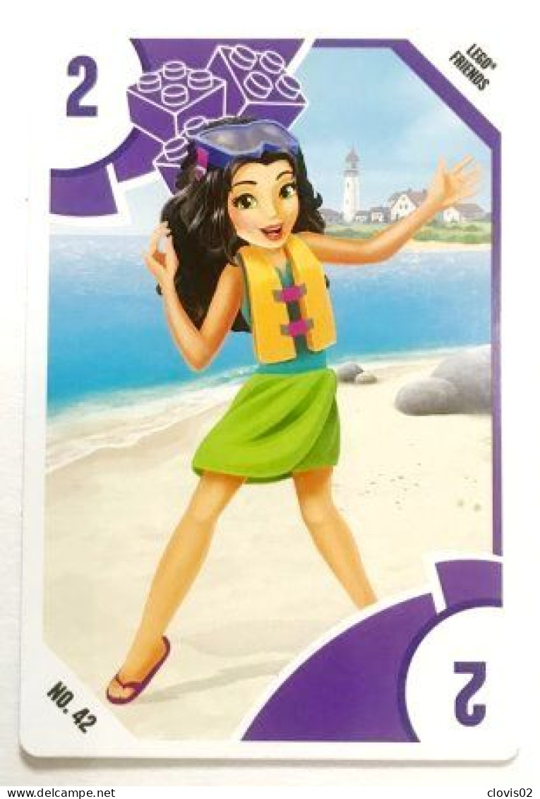 42 Emma - Lego Friends - Carte Lego Toys R'Us - 2017 - Other & Unclassified