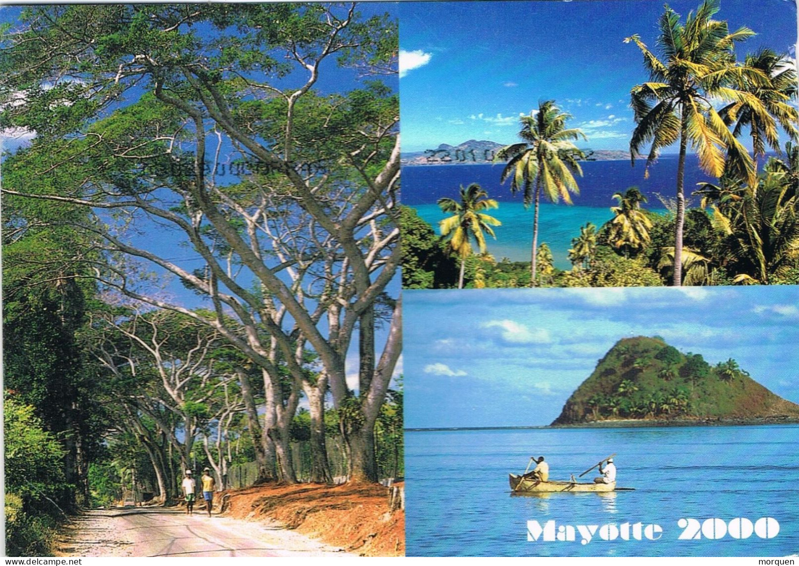 51343. Postal Aerea  MAMOUDZOU (Mayotte) 2000. Vistas Varias, Coconu, Boueni, Ilot De Sada - Cartas & Documentos