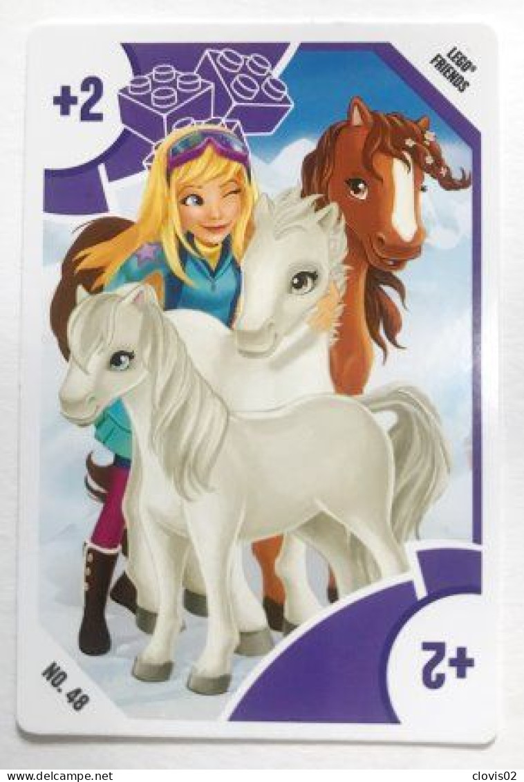 48 Horses  - Lego Friends - Carte Lego Toys R'Us - 2017 - Otros & Sin Clasificación