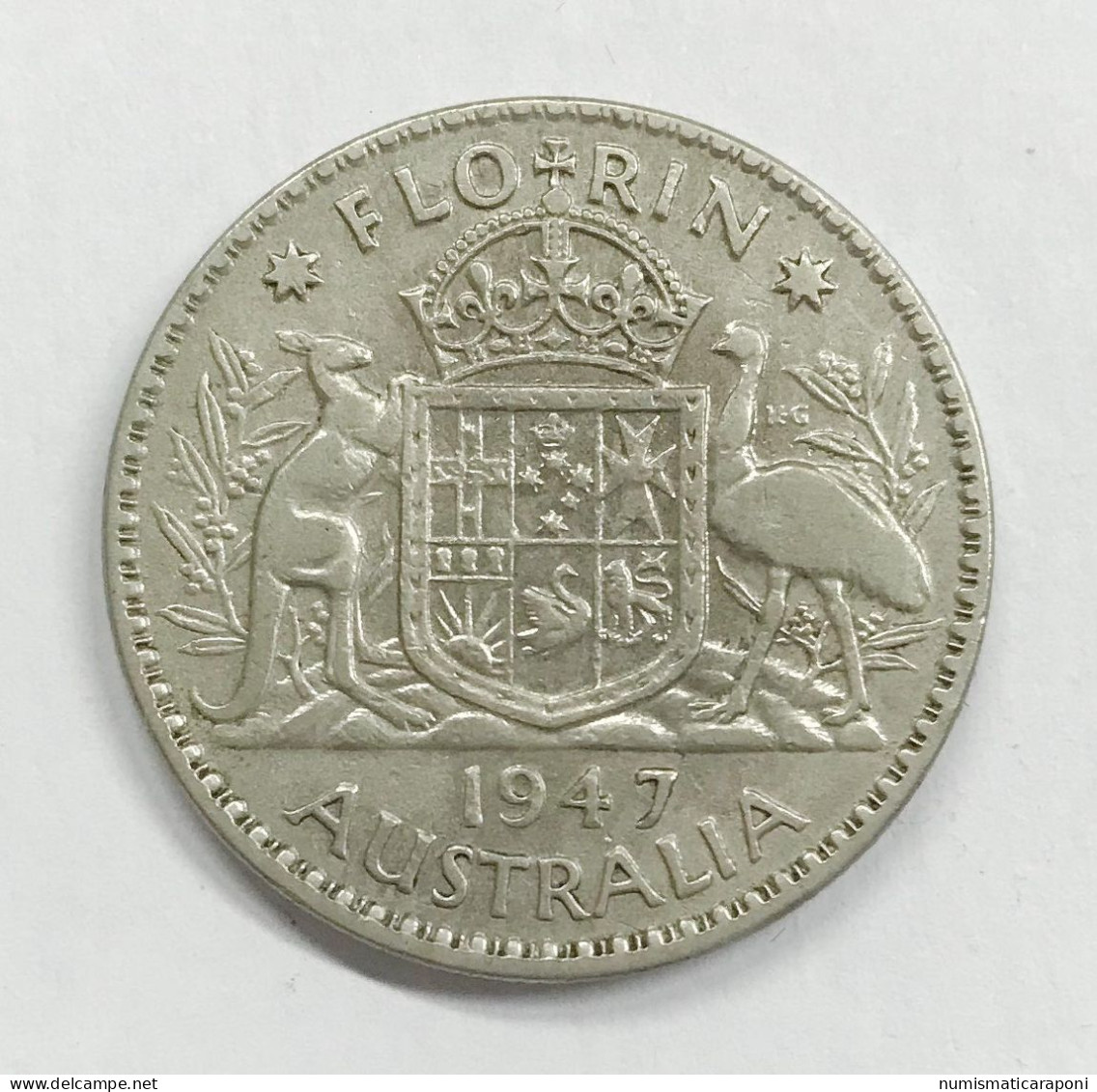 Australia George VI Florin 1947 Melbourne E.1243 - Non Classificati