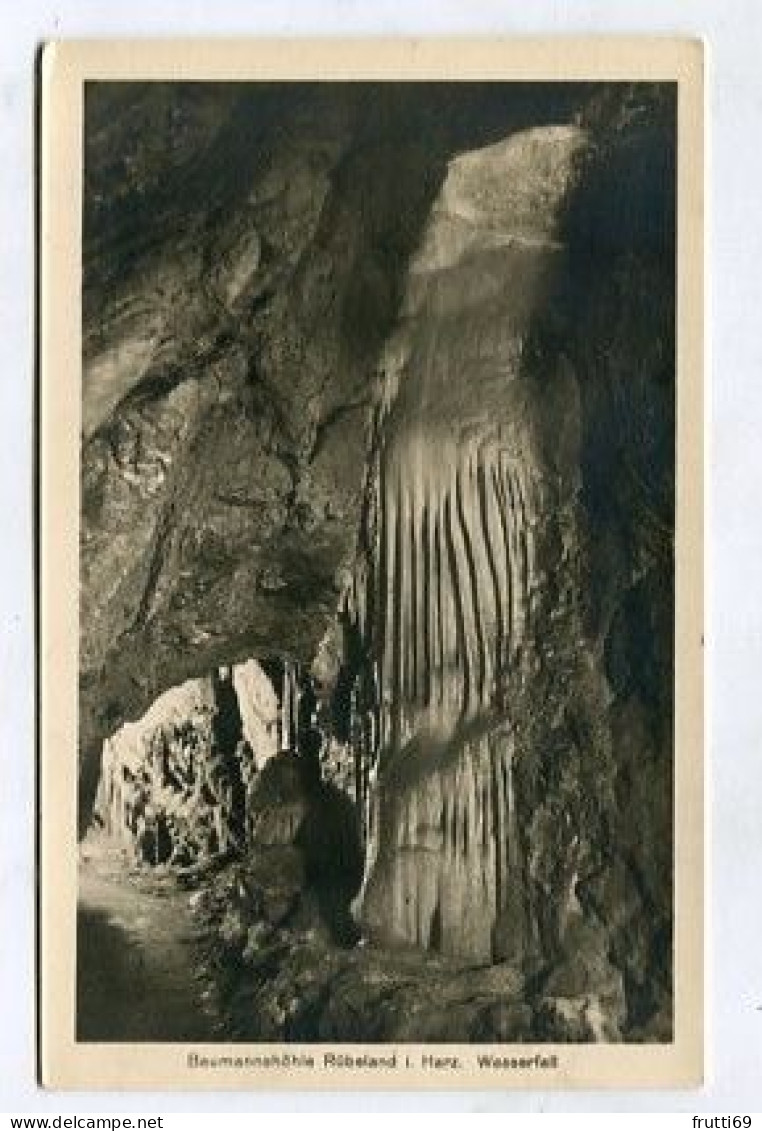 AK 154323 GERMANY - Rübeland I. Harz - Baumannshöhle - Wasserfall - Unterharz