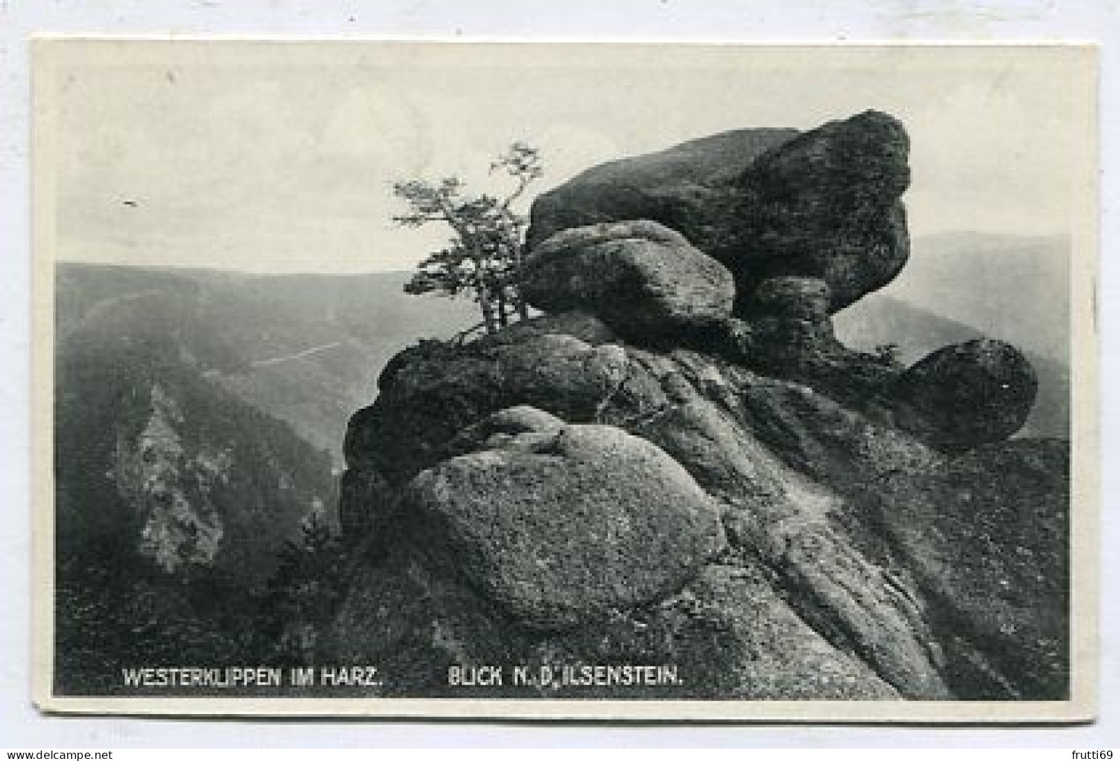 AK 154324 GERMANY - Westerklippen Im Harz - Blick N. D. Ilsenstein - Unterharz