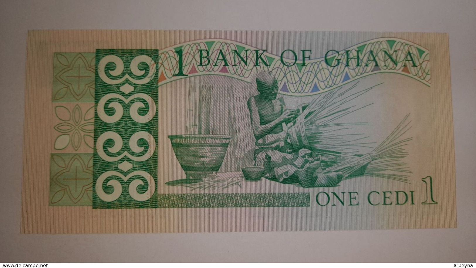 Ghana - 1 Cedi - 1982 - P017b    UNC - Ghana