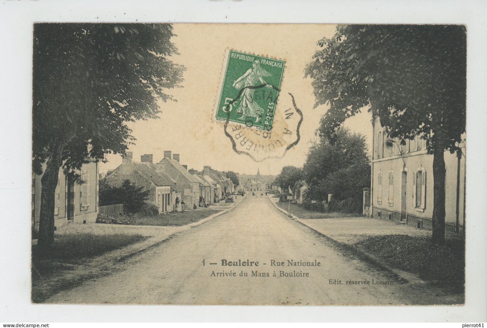 BOULOIRE - Rue Nationale - Arrivée Du Mans à Bouloire - Bouloire