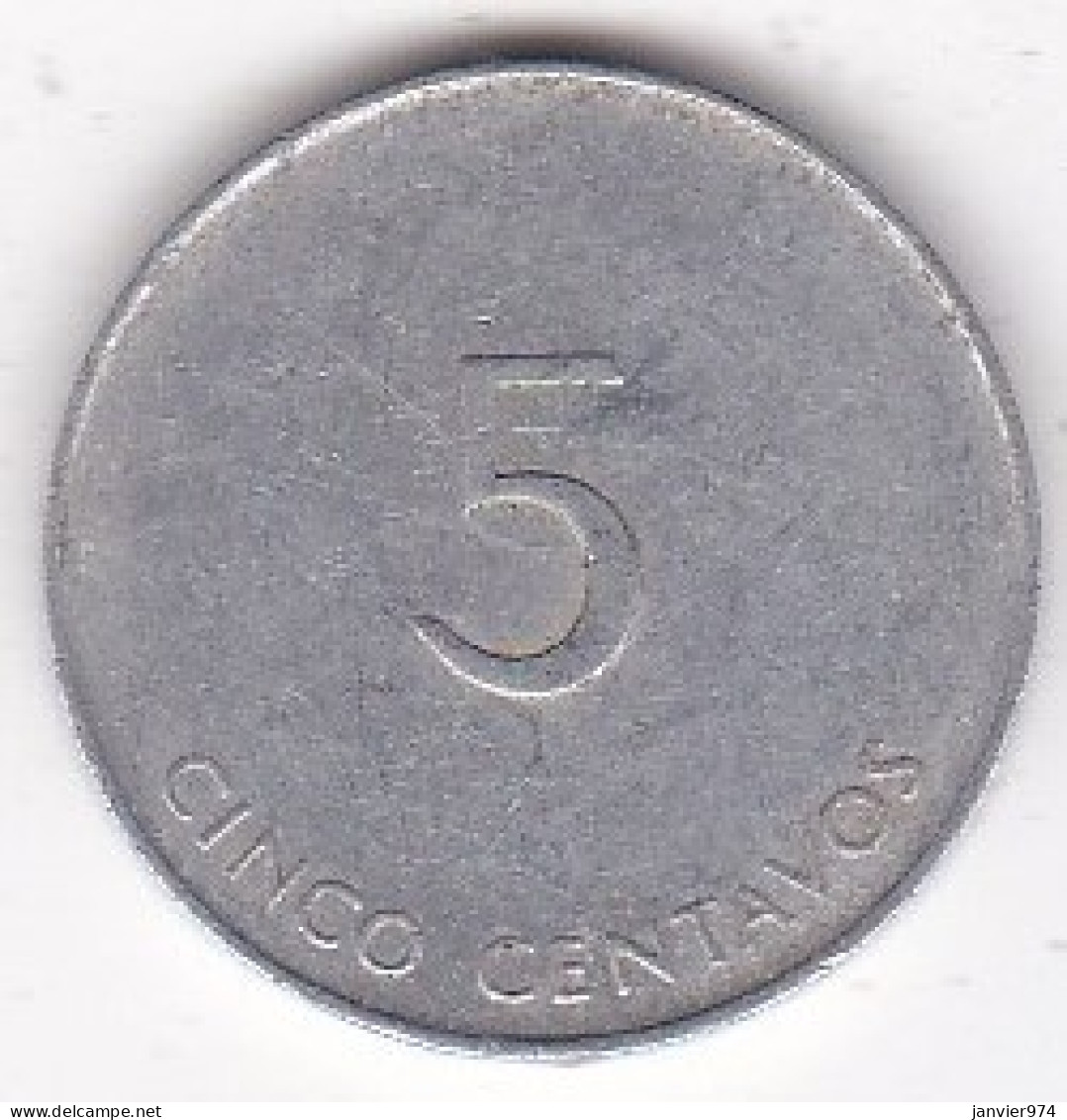 Cuba 5 Centavos INTUR  1988 , En Aluminium, KM# 413  - Kuba