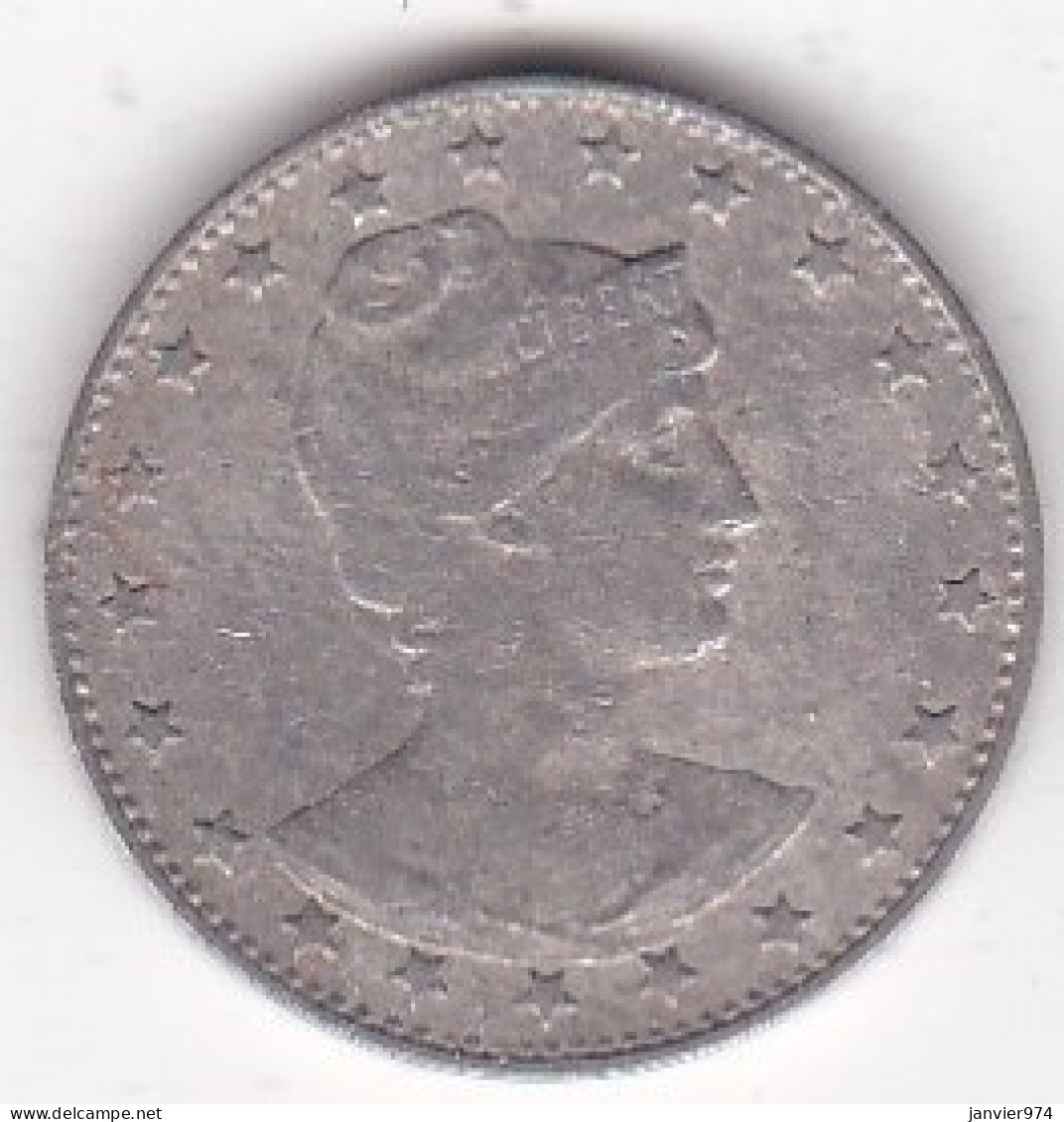 Brésil. 100 Reis 1901. Copper-Nickel . KM# 503 - Lebanon