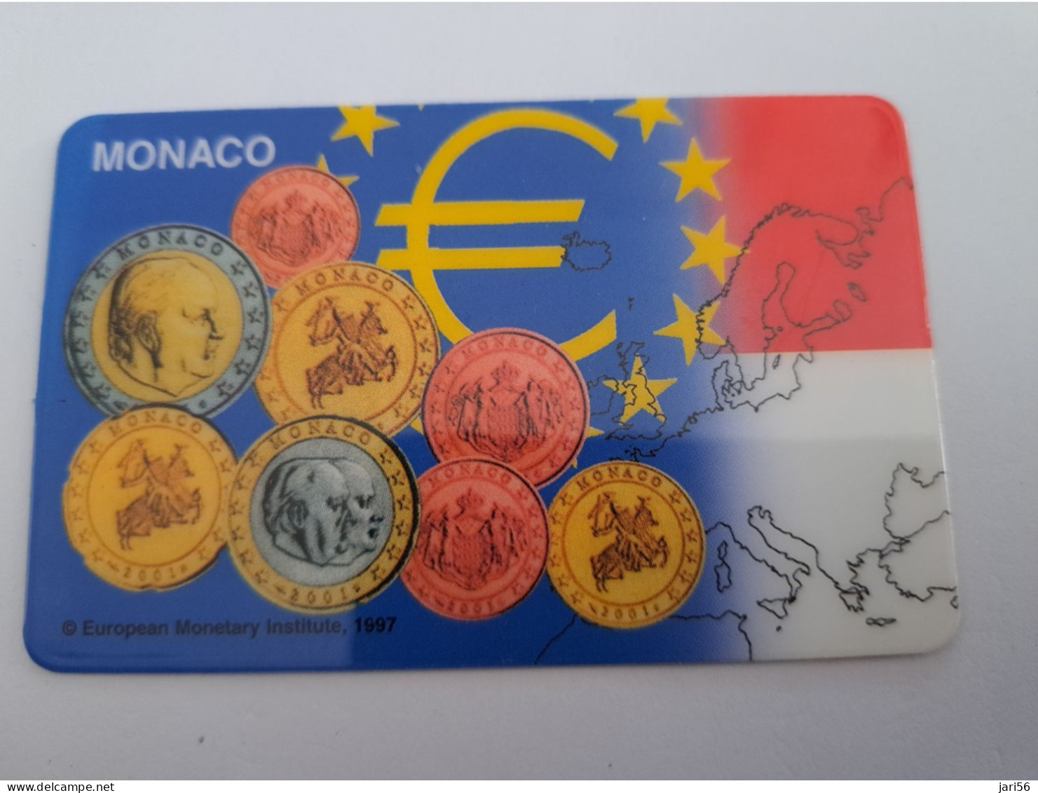 GREAT BRITAIN   20 UNITS   / EURO COINS/ MONACO       PHONECARD   (date 06/ 2002)  PREPAID CARD / MINT      **14829** - [10] Colecciones