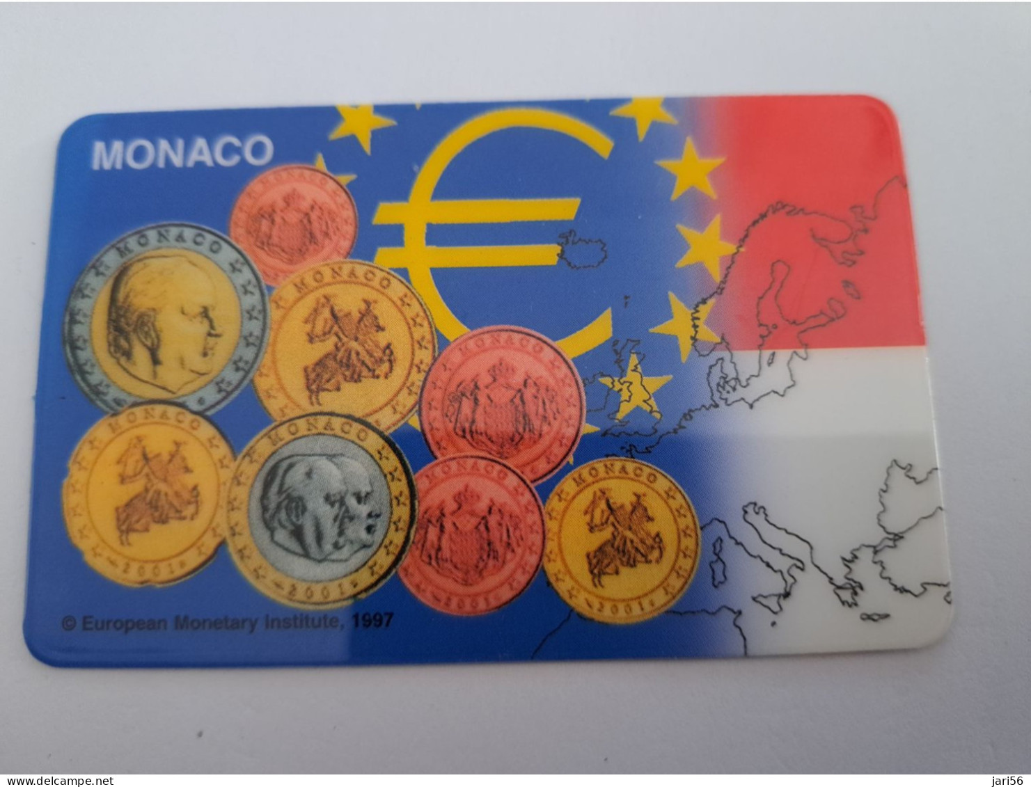 GREAT BRITAIN   20 UNITS   / EURO COINS/ MONACO       PHONECARD   (date 06/ 2002)  PREPAID CARD / MINT      **14829** - Collections