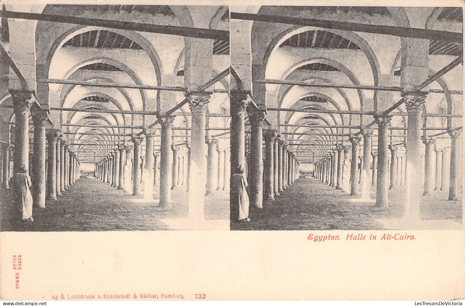 CPA - Vue Stéréoscopique - EGYPTE - Halle In Alt Cairo - El Cairo