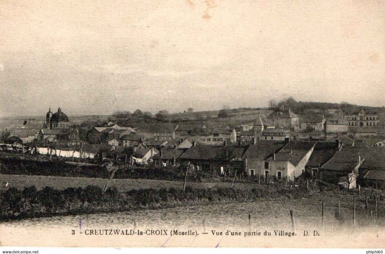 CREUTZWALD-la-CROIX  -  57  -  Vue D'une Partie Du Village - Creutzwald