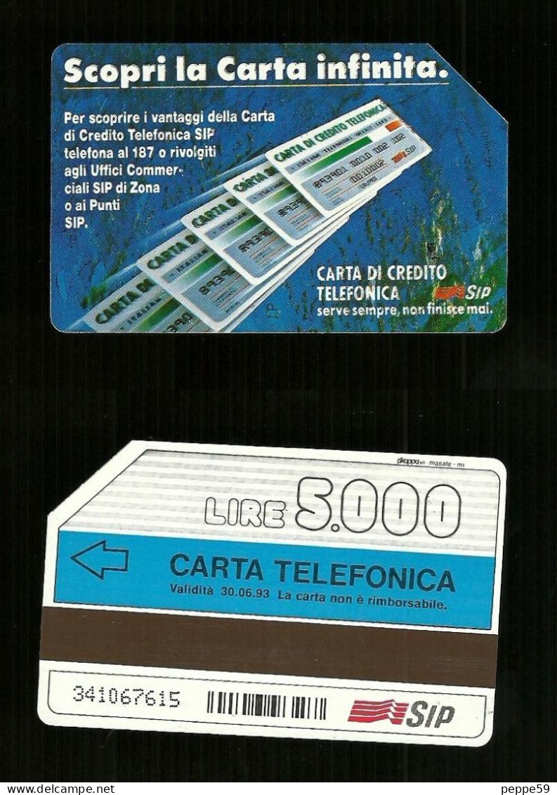 114 Golden - Scopri La Carta Infinita Da L. 5.000 30-06-93 Pkappa - Tipo B - Öff. Diverse TK