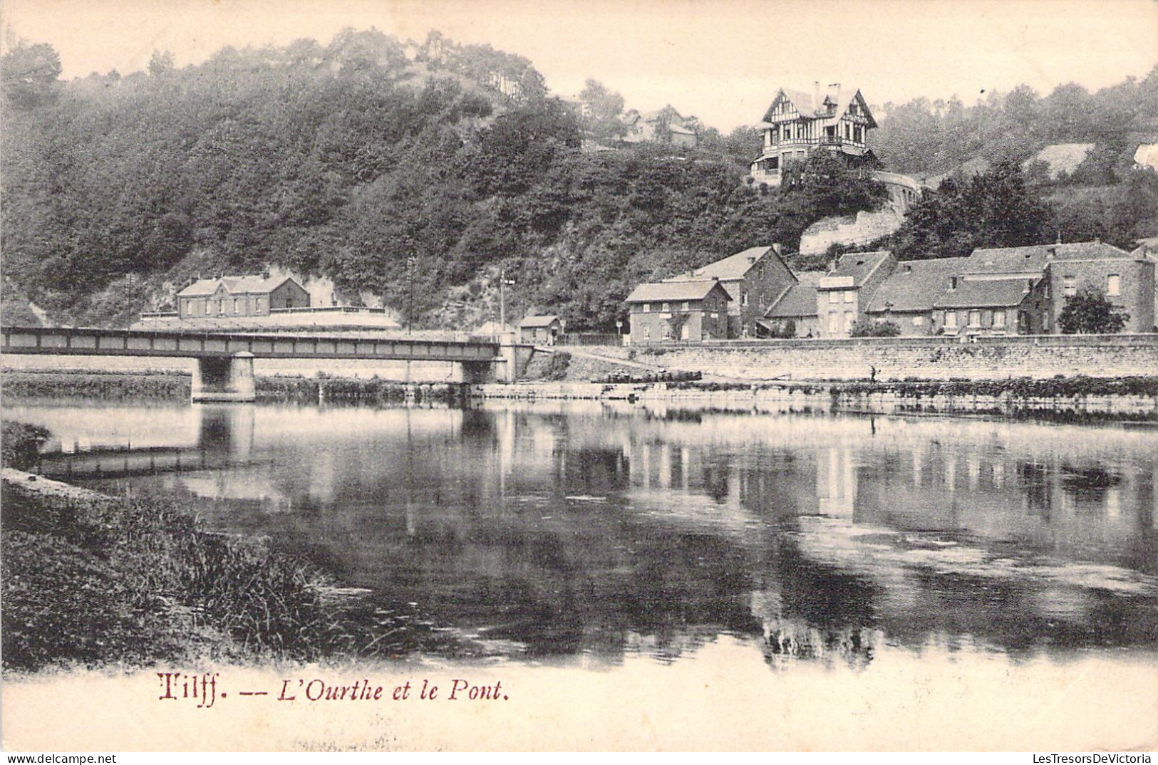 CPA - BELGIQUE - TILFF - L'Ourthe Et Le Pont - Andere & Zonder Classificatie