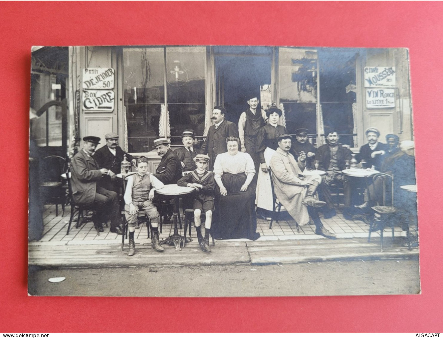 Carte Photo D'un Restaurant , Vente De Cidre , Normandie? Bretagne? - Restaurants