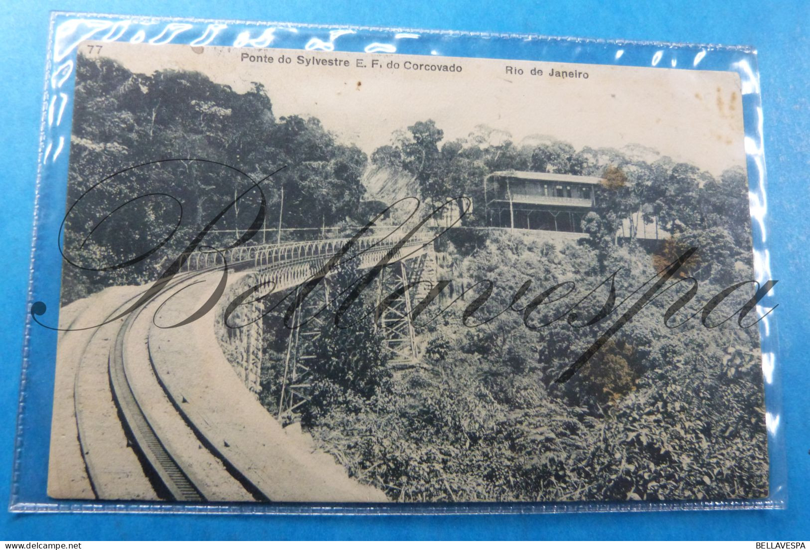 Rio De Janeiro Brésil , Brazil - Ponte Do Sylvestre E. F. Do Corcovado  Chemin De Fer Railroad Bridge Pont 1914 - Rio De Janeiro