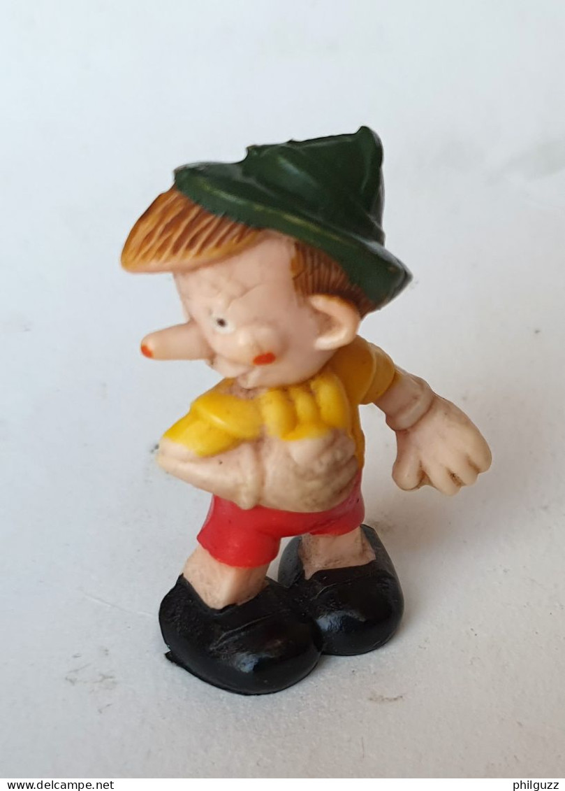 Figurine DISNEY " PINOCCHIO "   Heimo 1970's (2) Visage Et Mains Plastique De Couleur Pas De Peinture - Disney