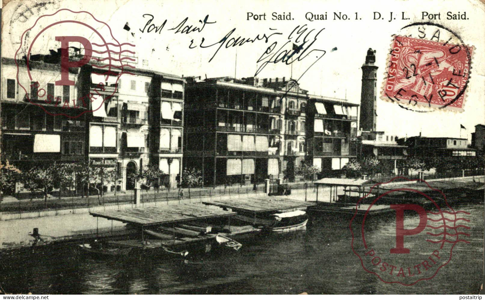 EGIPTO. EGYPTE. Port Said, Quai No 1 - Port-Saïd