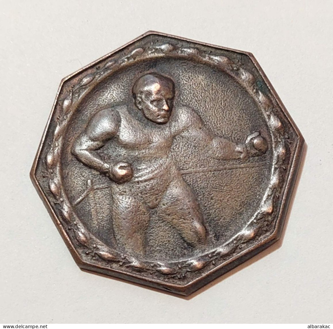 Hungary Debrecen - 1944 D.S.C.V.  Original Originele Medal Médaille Boxing Sport Boksen Bokssport - Habillement, Souvenirs & Autres