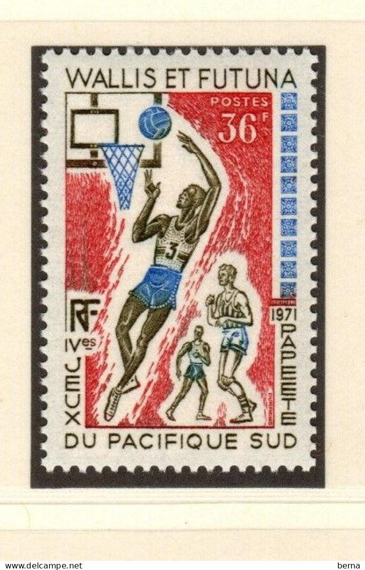 WALLIS   LUXE NEUF SANS CHARNIERE 178/79 SPORT HALTEROPHILIE BASKET - Unused Stamps