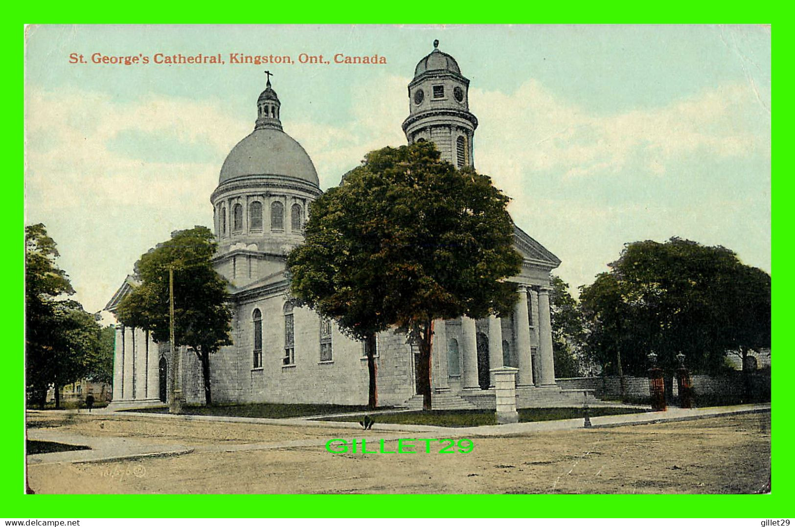 KINGSTON, ONTARIO - ST GEORGE'S CATHEDRAL -  THE VALENTINE & SONS PUB. CO LTD - - Kingston