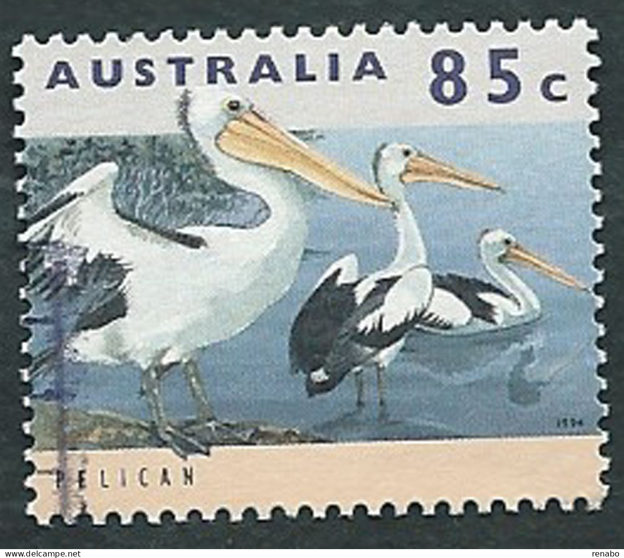 Australia, Australien, Australie 1994; Pelican, Australian Native Animals 85c Used - Pelicans