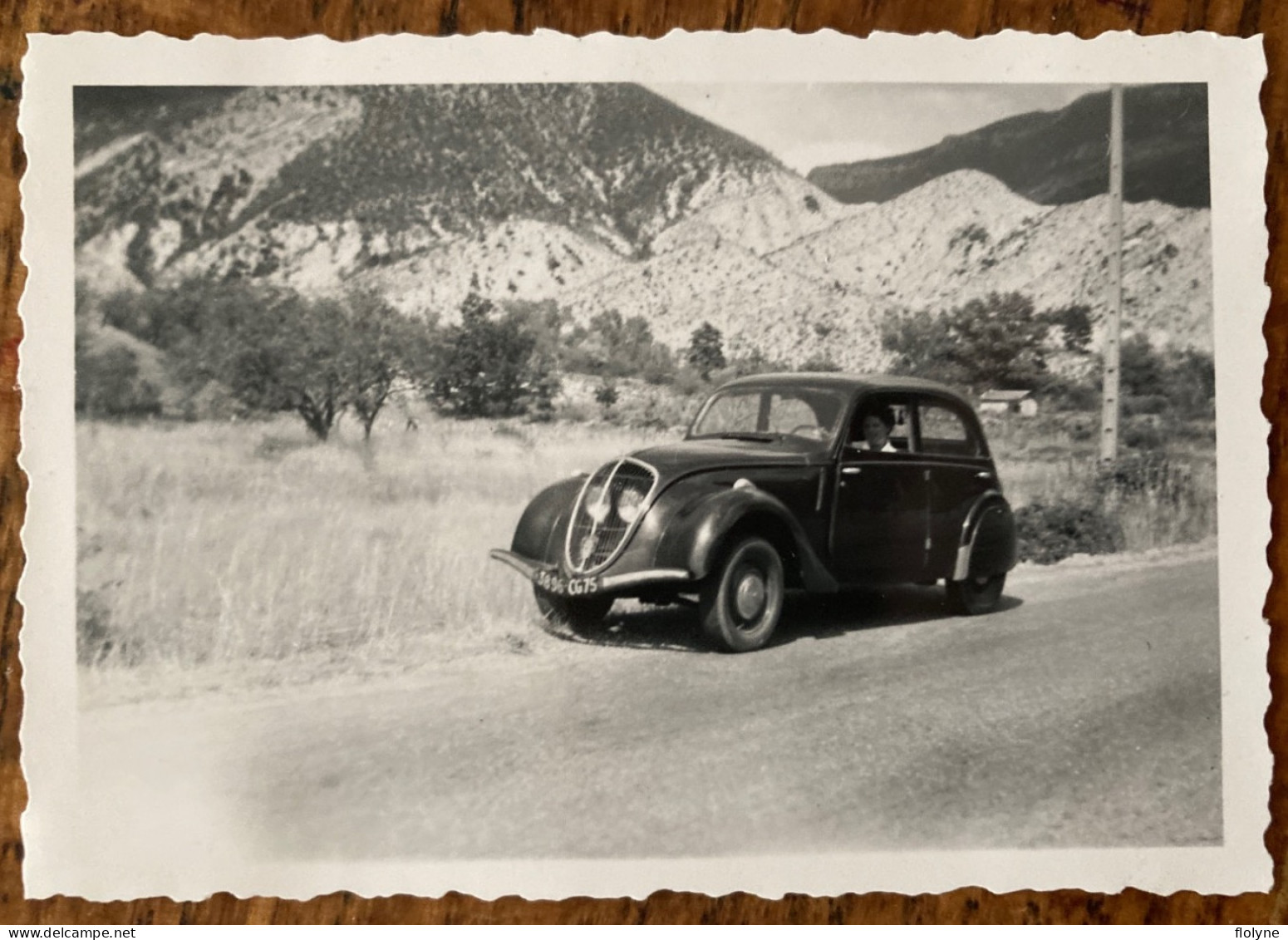 Automobile - Photo Ancienne - Voiture Ancienne De Marque PEUGEOT 202 - Toerisme