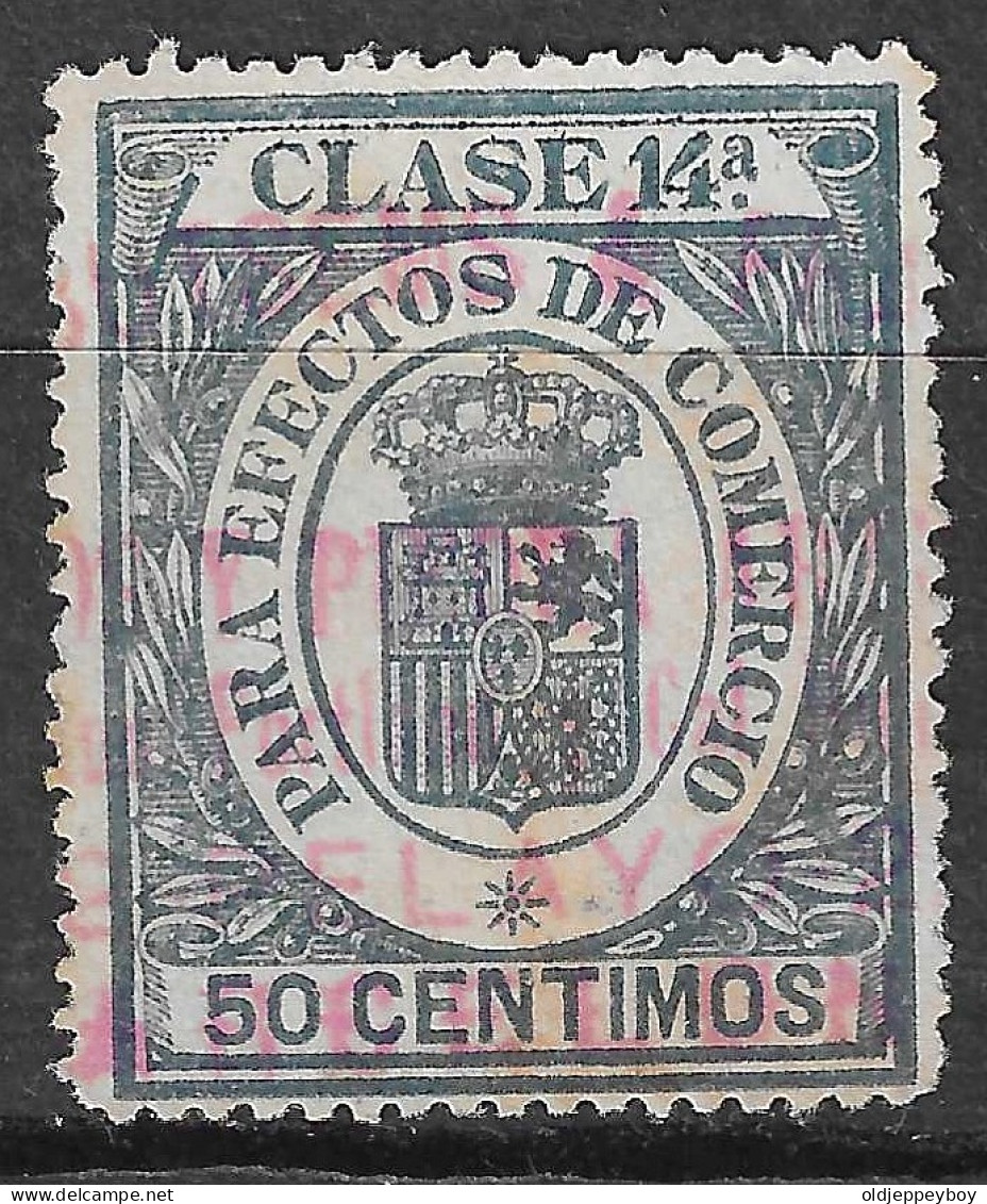 TIMBRE PARA EFECTOS DE COMERCIO 1945. 15 C NEGRO CLASE 14° MH - Erinnofilia