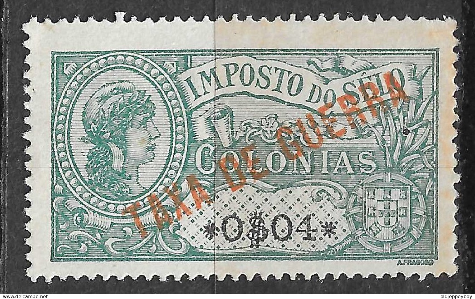 PORTUGAL IMPOSTO DO SELO TAXA DE GUERRA 0$04 COLONIAS - Erinnofilia