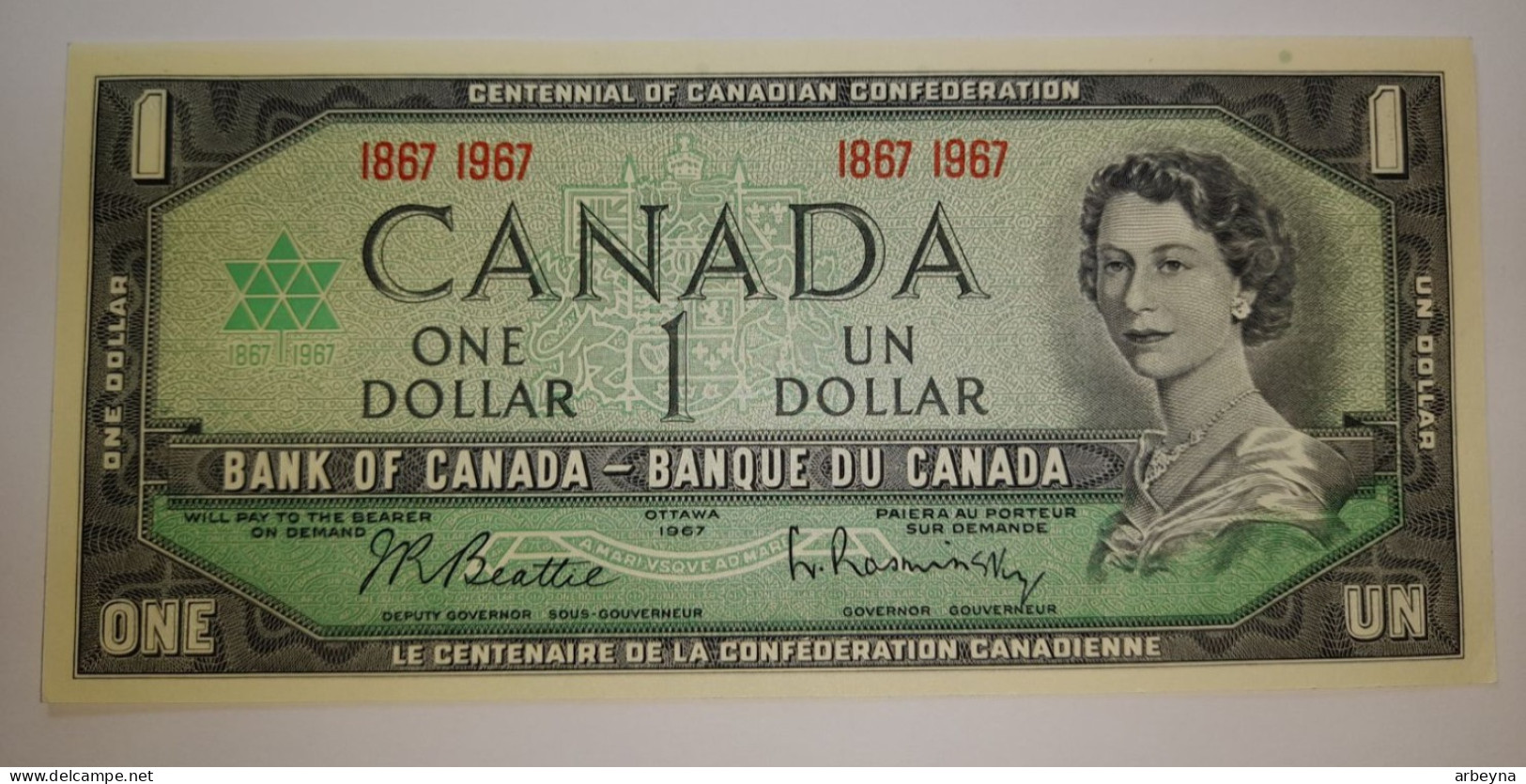 UNC Canada  - 1 Dollar 1967 - Elizabeth II - Pick 84.a    UNC - Canada