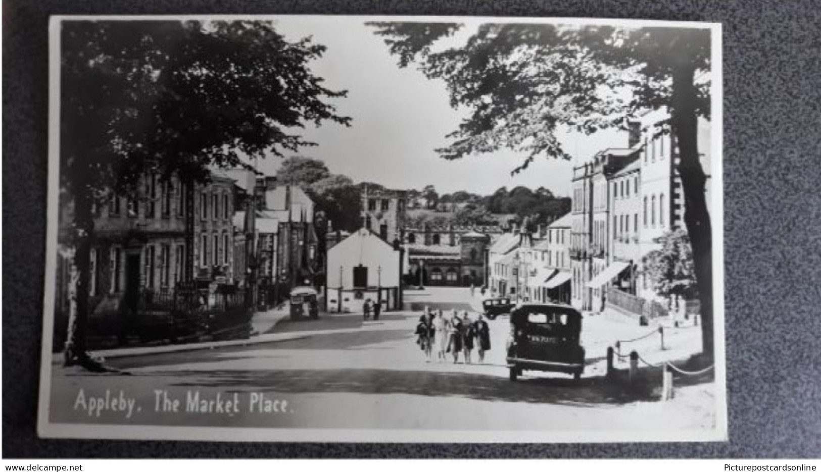 APPLEBY THE MARKET PLACE OLD R/P POSTCARD CUMBRIA - Appleby-in-Westmorland