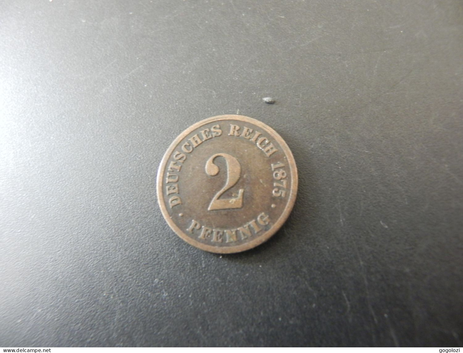 Deutschland 2 Pfennig 1875 C - 2 Pfennig